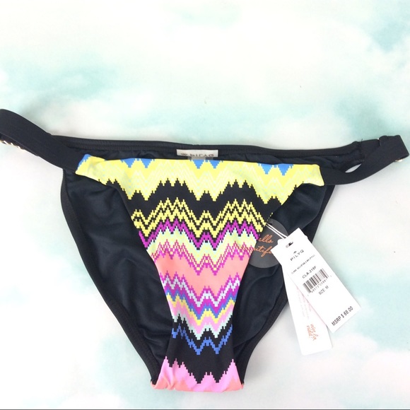 New PilyQ Clara Adjustable Bikini Bottoms - Picture 2 of 5